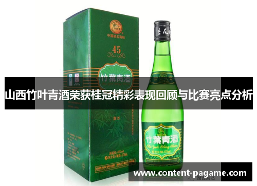山西竹叶青酒荣获桂冠精彩表现回顾与比赛亮点分析