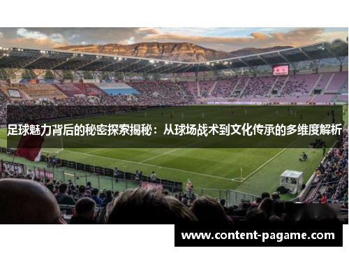 足球魅力背后的秘密探索揭秘：从球场战术到文化传承的多维度解析