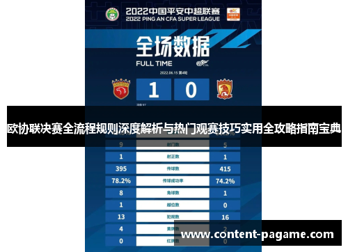 欧协联决赛全流程规则深度解析与热门观赛技巧实用全攻略指南宝典
